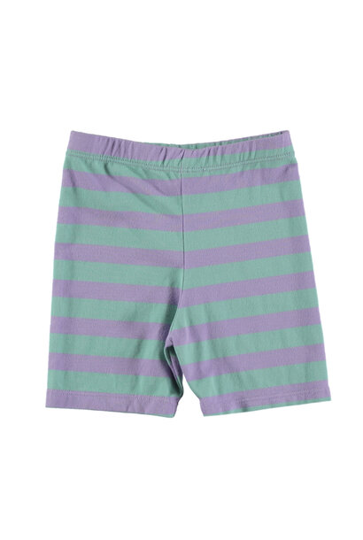 Cycling short Stripes mauve