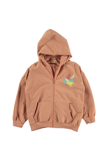 Hooded Sweater Windsurf Peach