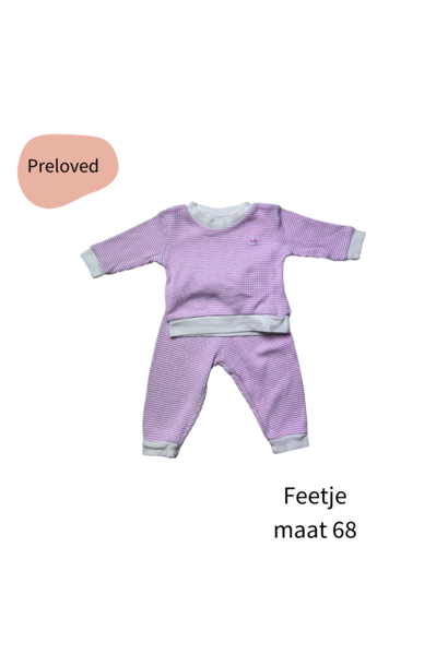 Feetje pyjama roze maat 68