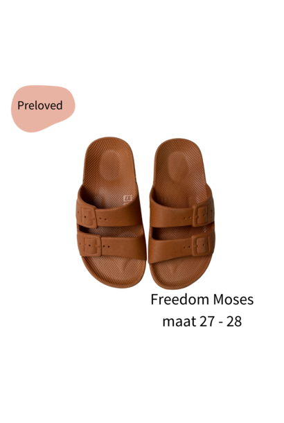 Freedom Moses slippers roestbruin maat 27-28