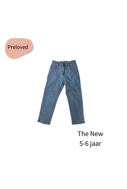 The New jeans lichtblauw maat 110-116