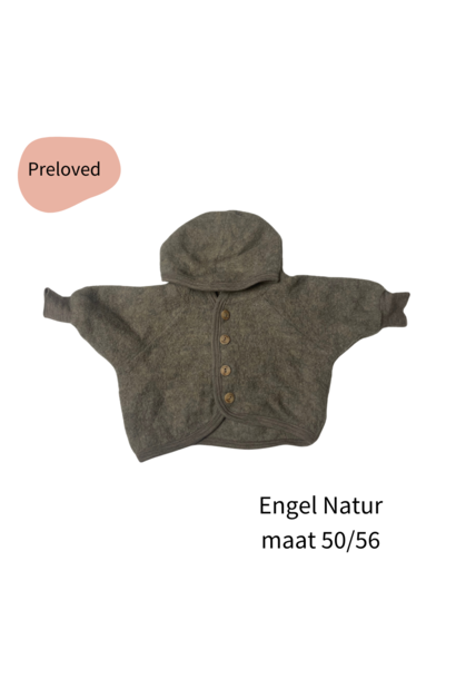 Engel Natur jasje walnut wol maat 50-56 (valt ruim)