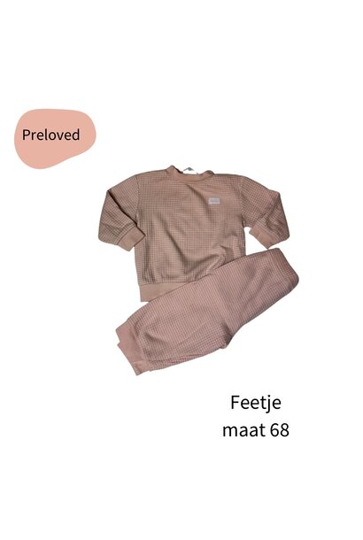 Feetje pyjama salmon melange maat 68