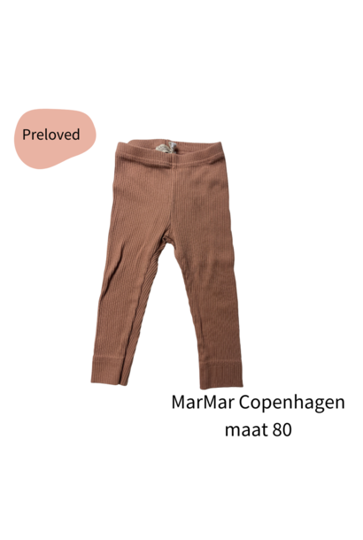 MarMar Copenhagen legging modal terracotta maat 80