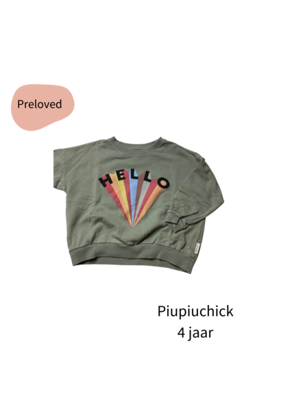 Piupiuchick sweater hello maat 104