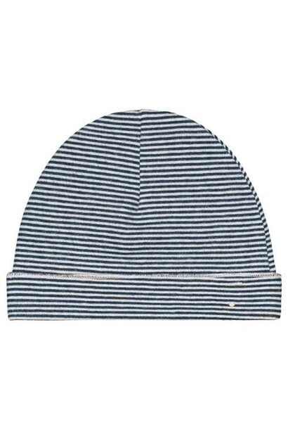 Gray Label Baby Beanie - Blue Grey - Cream