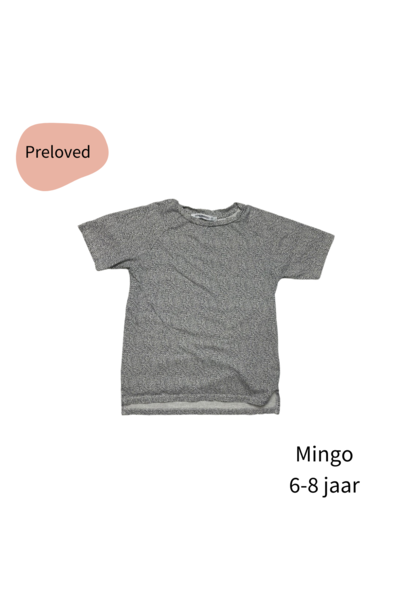 Mingo t-shirt dots maat 116/ 128