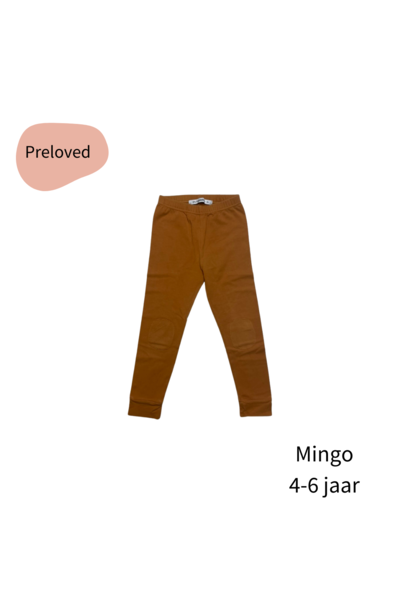 Mingo legging camel maat 104/ 116