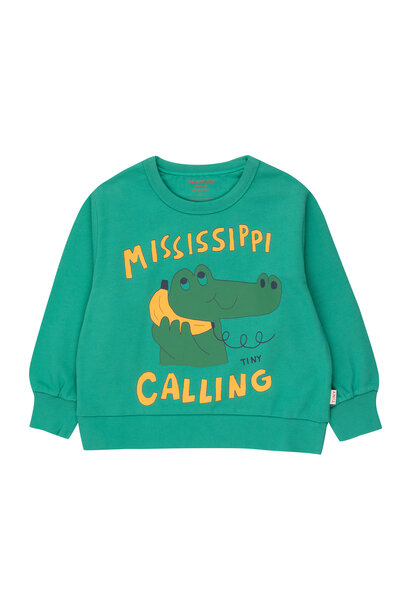 Mississippi Sweatshirt emerald SS24-159