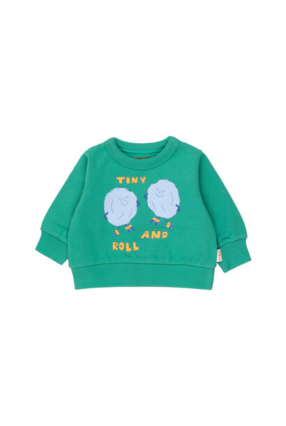 Tiny Rock and Roll Baby Sweatshirt  emerald SS24-178