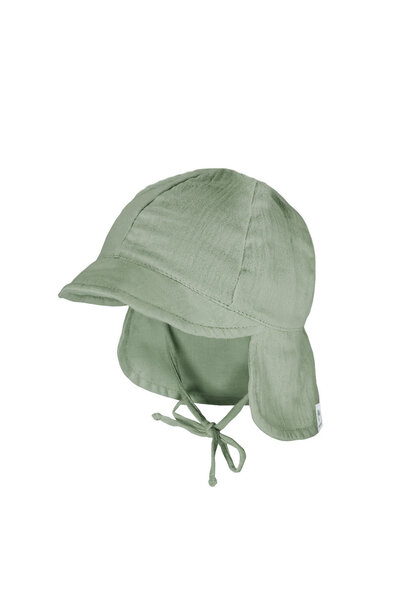 Maximo Baby Cap Musselin Frostgrün