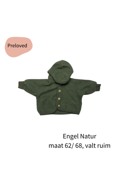 Engel Natur jasje Reed wol maat 62/ 68 (valt ruim)