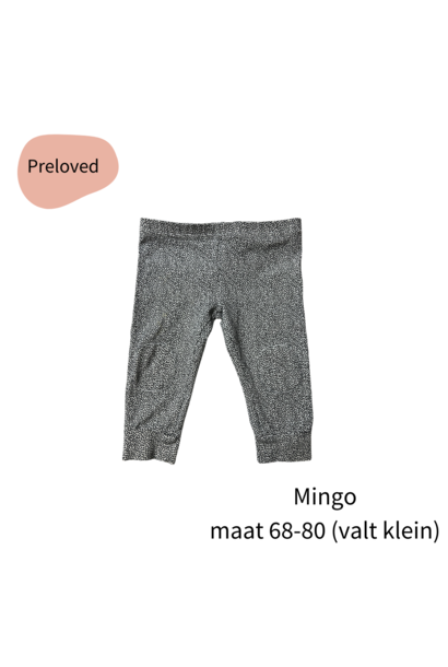 Mingo dots legging maat 68/ 80 (valt klein)