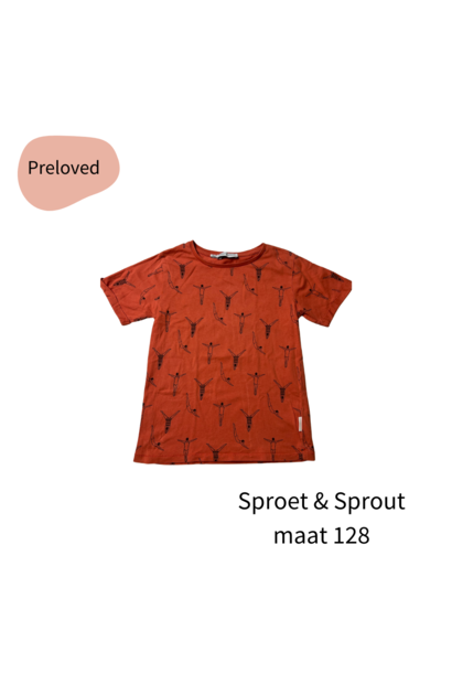 Sproet & Spruit t-shirt zwemmer maat 128