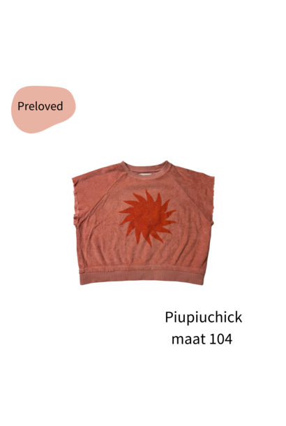 Piupiuchick shirt sun coral maat 104