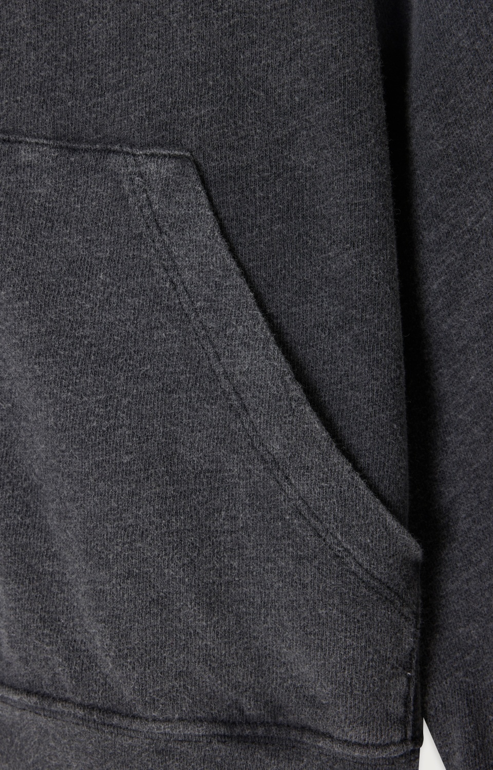 American Vintage - Sweat Doven with zipper Carbone Surteint-2