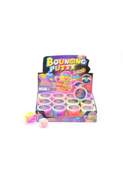 Stuiterklei neon twee kleuren