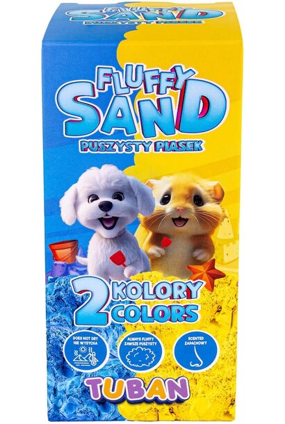Tuban - Fluffy Sand – BLue en yellow 2x 70 g