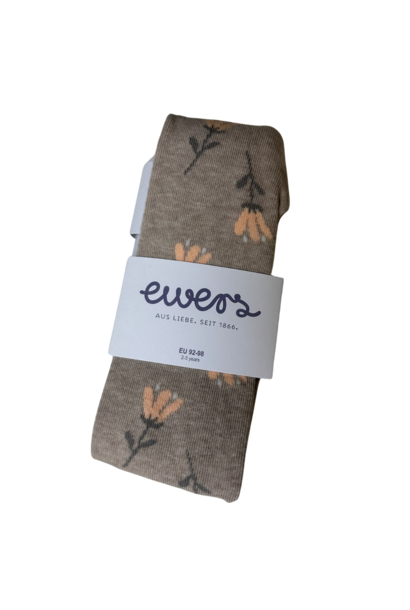 Ewers - Maillot Rib 3185 Flowers Beige Melange