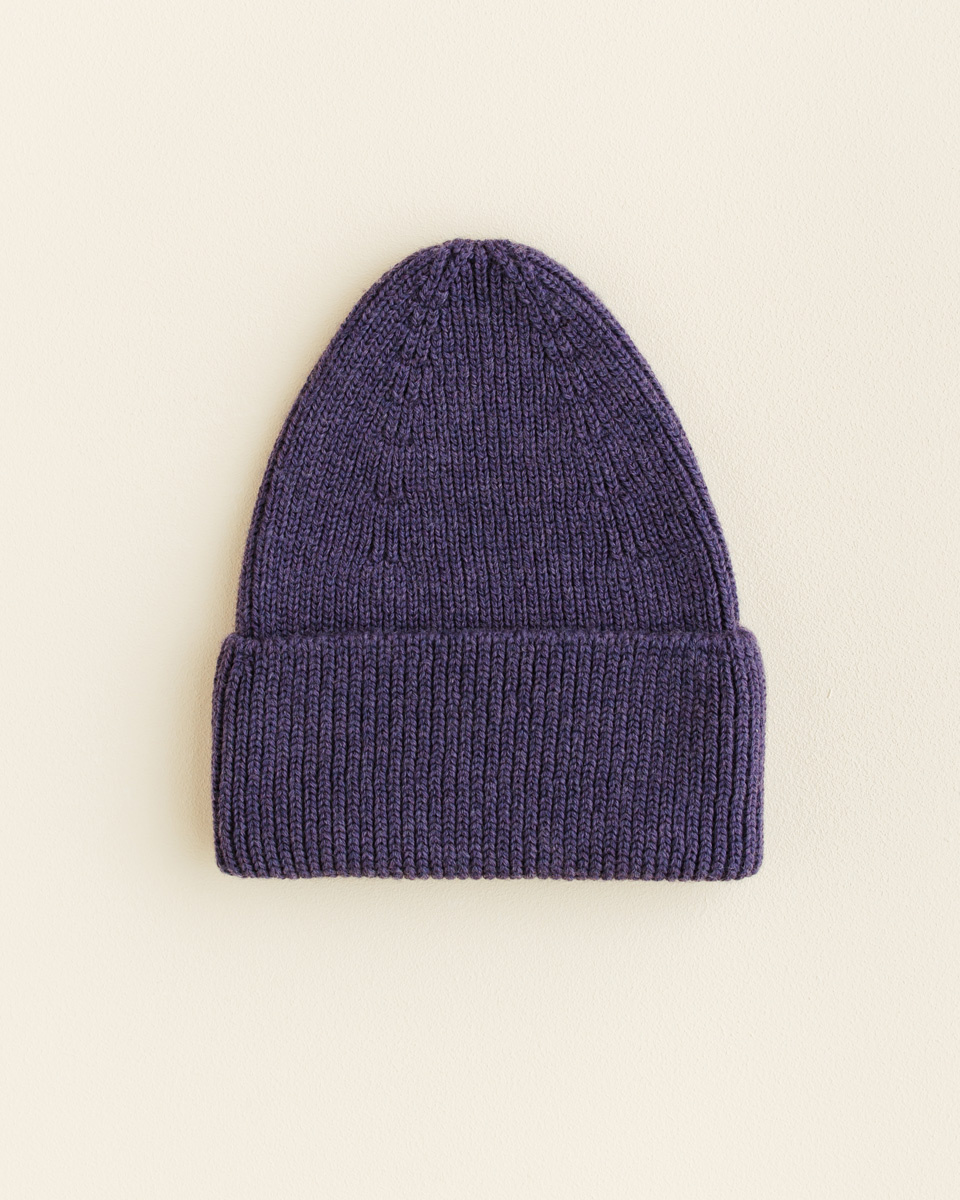Hvid beanie Fonzie Purple-1