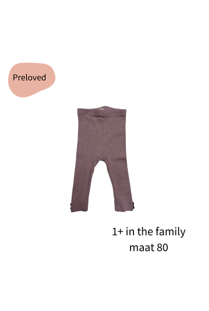 1+ in the family legging Sina mauve maat 80