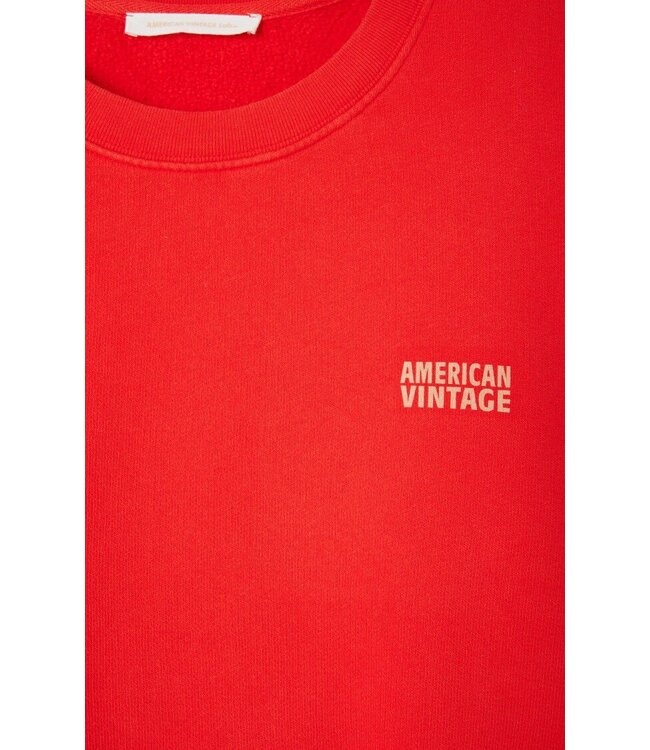 American Vintage - Sweat Izubird Fraise Vintage-2