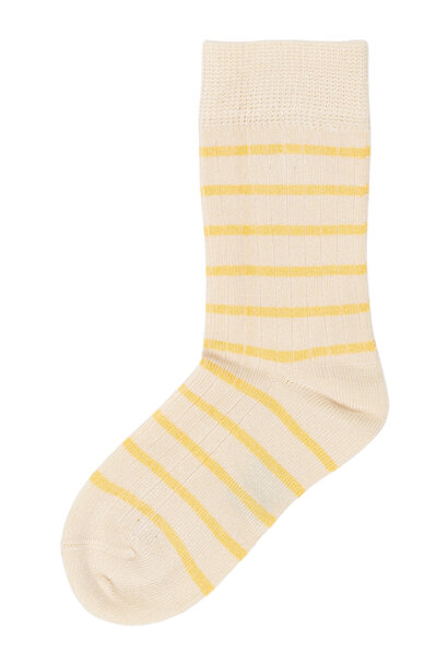 Minipop - Bamboo Socks Stripe - Yellow Sun
