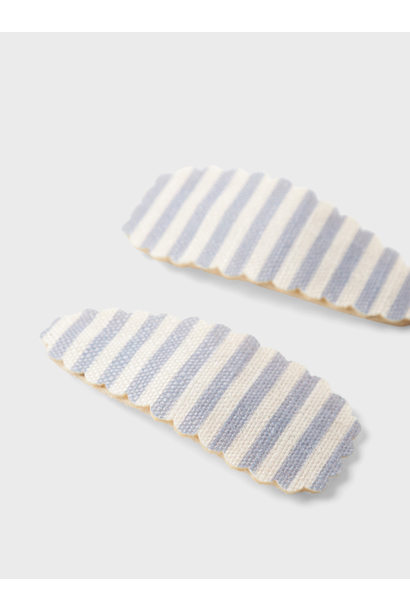 Lil' Atelier Olana 2p Hairclips - Turtledove Vapor Blue