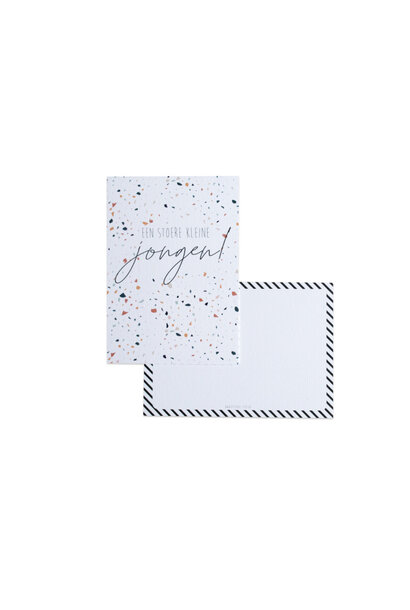 Wenskaart - Een stoere jongen