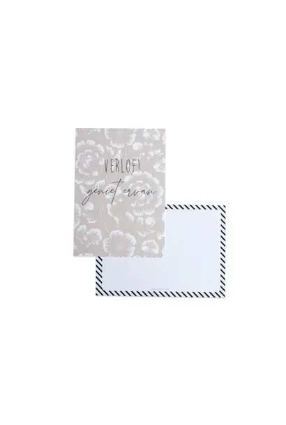 Wenskaart - verlof, geniet ervan