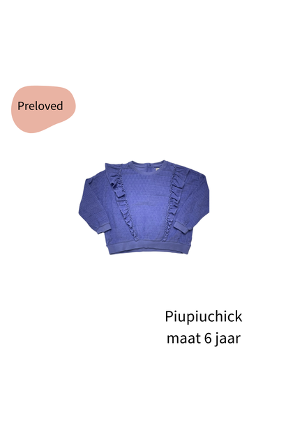 Piupiuchick sweater paars maat 116