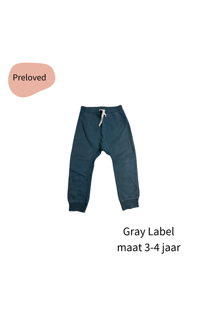 Gray Label harem pants bluegrey maat 98-104