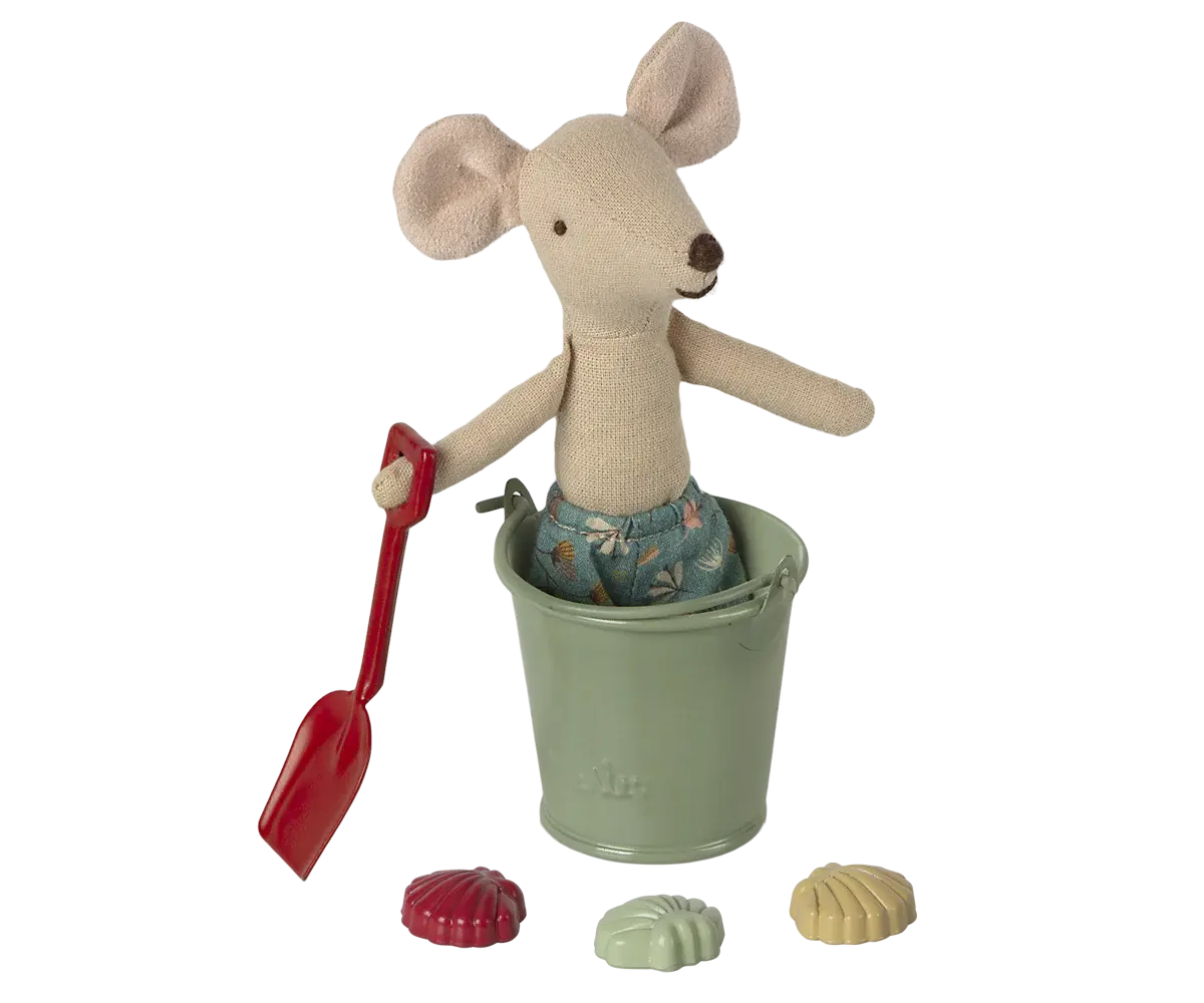 Maileg - Beach set, schep, emmer en schelpjes-2