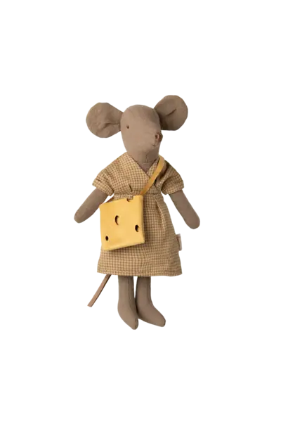 Maileg -  Mom Mouse light brown