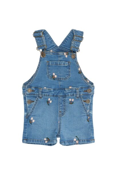 The New Siblings - Ovia Short Denim Dungarees - maat 98