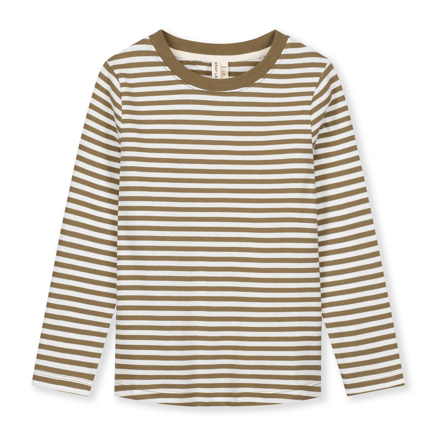 Gray Label L/S Tee GOTS woody-cream-1