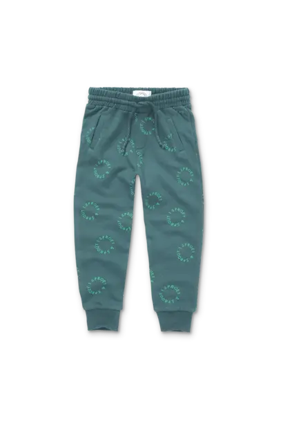 Sproet & Sprout sweatpants shady green sproet print