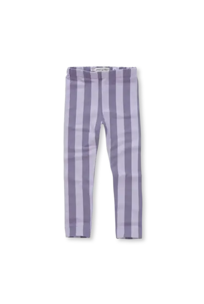 Sproet & Sprout winter legging purple stripe - maat 6M