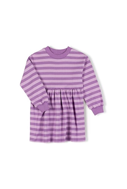 Nixnut Fod dress - purple stripe
