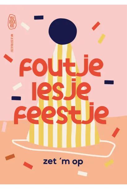 You Rock Kid Wenskaart - Foutje lesje