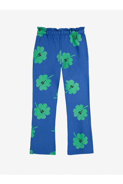 Bobo Choses Lucky Clover all over flare jogging pant