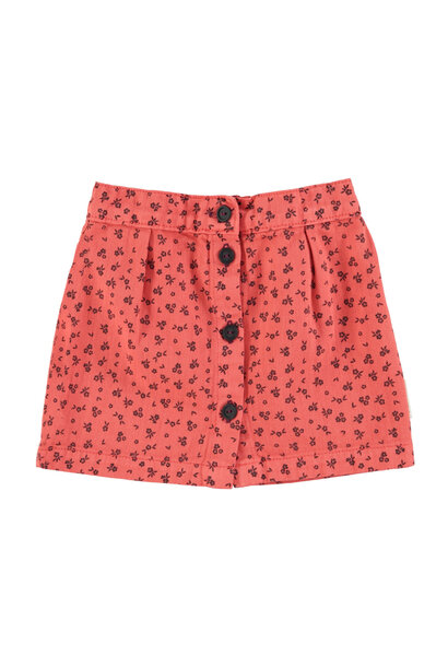 Piupiuchick Skirt - Raspberry Flowers