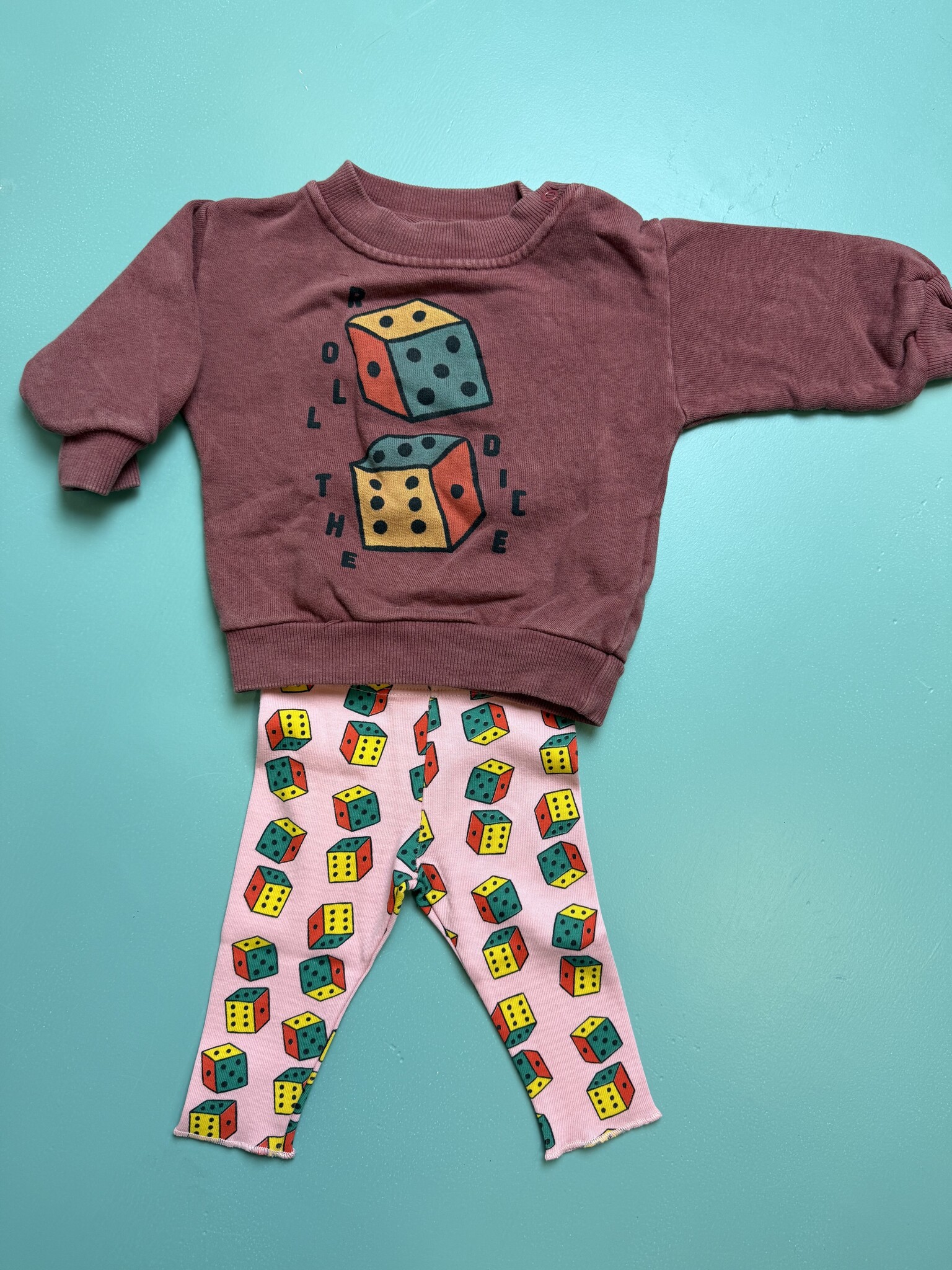 Bobo Choses Baby Dices all over legging-4