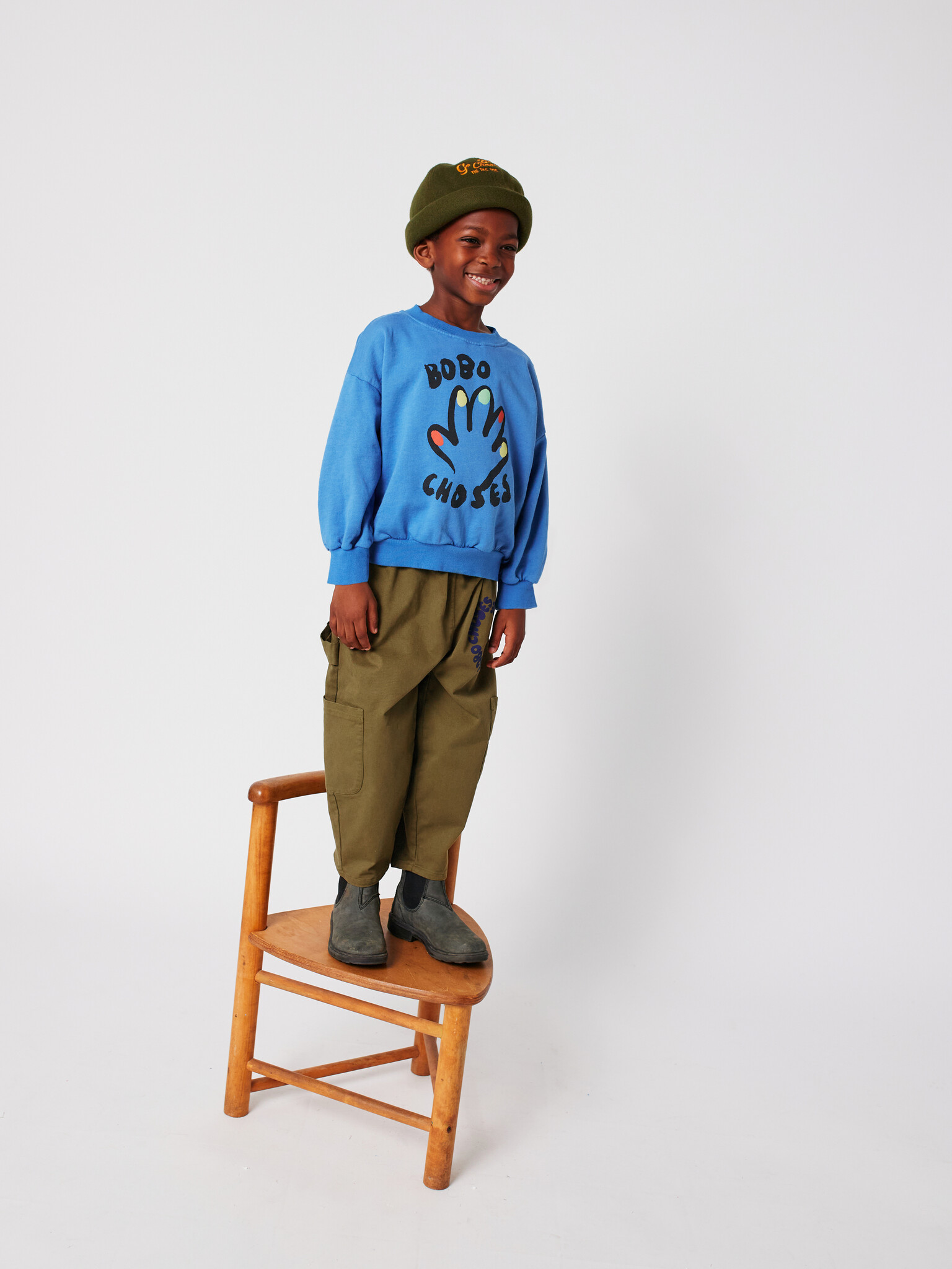 Bobo Choses High Five sweatshirt - maat 2/3Y-2