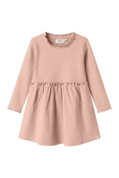 Lil' Atelier Nora LS Dress - Cameo Rose