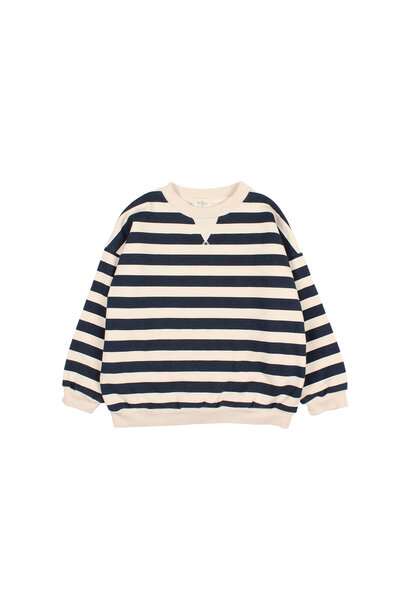 Buho Stripes Sweatshirt ivory