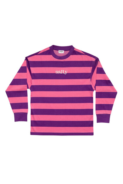 Salty Stitch - Salty skater LS tee - Purple/Pink