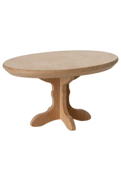 Maileg - Oval coffee table, Mouse - Nature