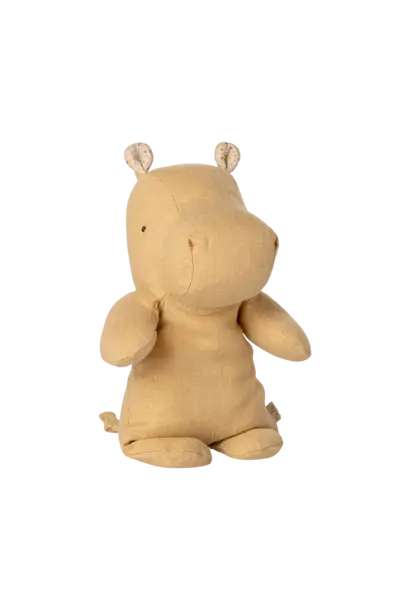 Maileg - Safari friends, Hippo, Small - Cream yellow
