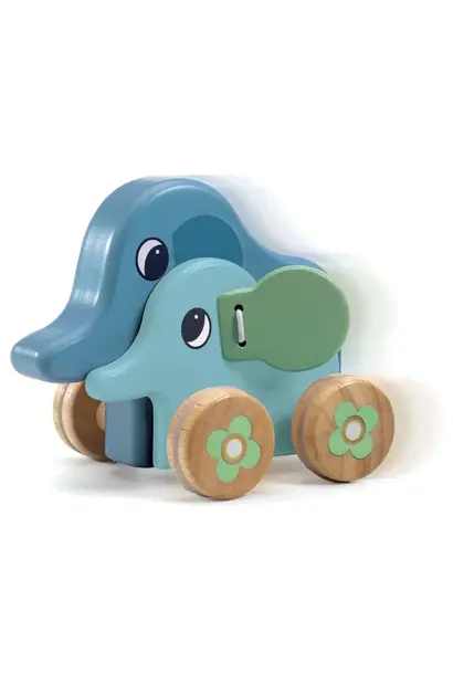 Djeco - Olifanten duwfiguur